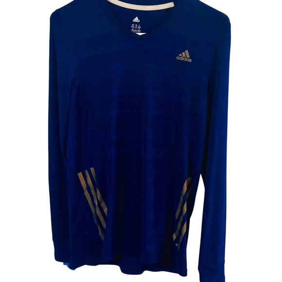 Adidas Climacool Supernova Royal Blue Running Athletic Long Sleeve Top M - Picture 1 of 8